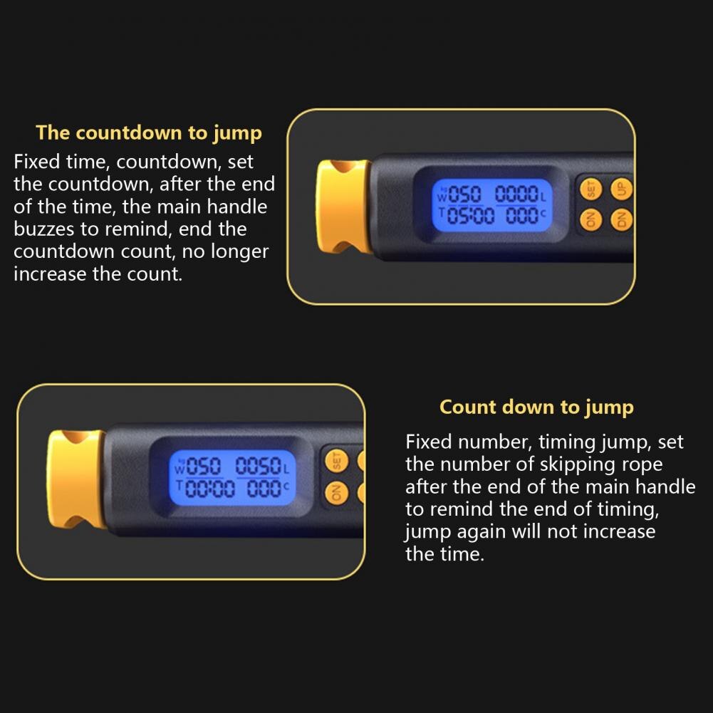 2 In 1 Adjustable Jump Rope Thickened Rope Weight Loss Cordless Smart Counting Single Skipping Rope for Outdoor