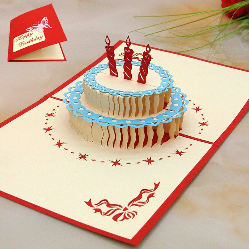 Verrassingsdoos explosie jubileum plakboek diy fotoalbum jubileum trouwdoos (kleur lint willekeurig): Kaart b