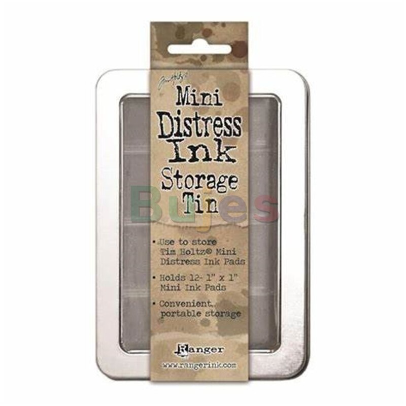 Tim Holtz Mini Nood Inkt Opslag Tins, Ranger Tholtz Distress Krijt Tin, Ranger Nood Spray Tin