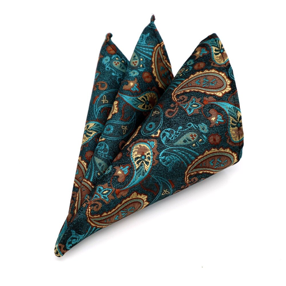 Fabrik männer Jahrgang Paisley Blumen- die Seide Taschentuch Tasche Platz Männer Hanky Hochzeit Brust Handtuch