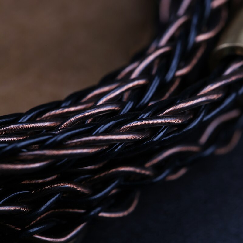 OPENHEART 8 Core Original MMCX Cable for Earphones 3.5mm Upgrade Replacement Silver Cables 1.4m Lengthen Goodlooking Personality