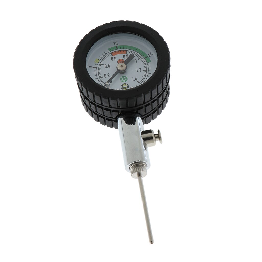 Football Ball Pressure Valve Gauge Basketball Volleyball Air Tester Checker Barometer Monitor Soccer Ball Volleyball Rugby Baske