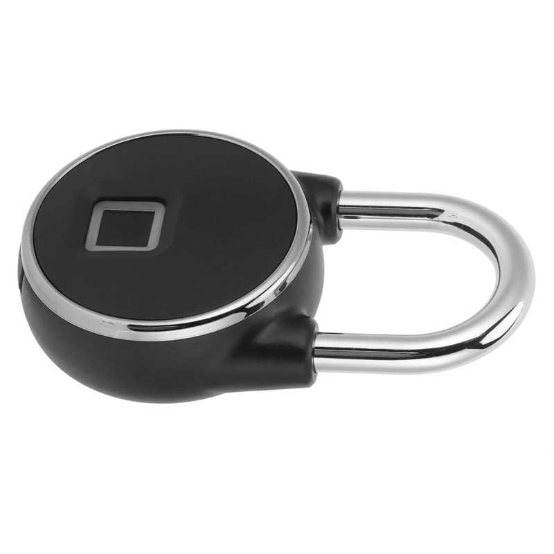 Smart Home Fingerprint Lock Bluetooth-compatible Safe Padlock Door Lock Waterproof KeylessUSB Rechargeable Zinc House Locks