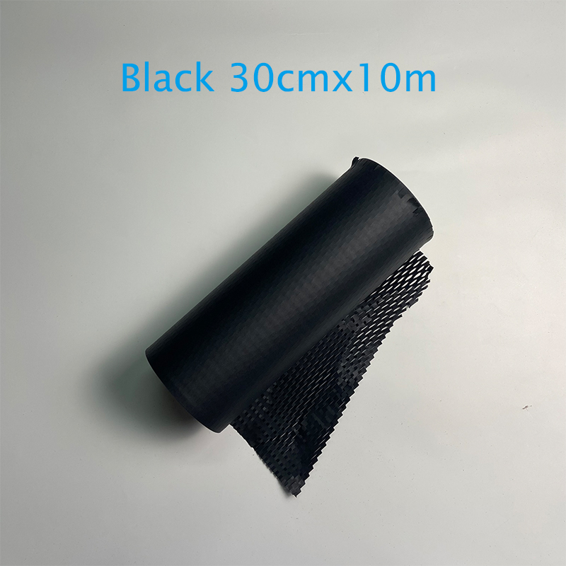 Black Honeycomb Packing Paper Wrap Recycled Cushion Wrapping Roll Eco Friendly Moving Green Wrap: MULTI