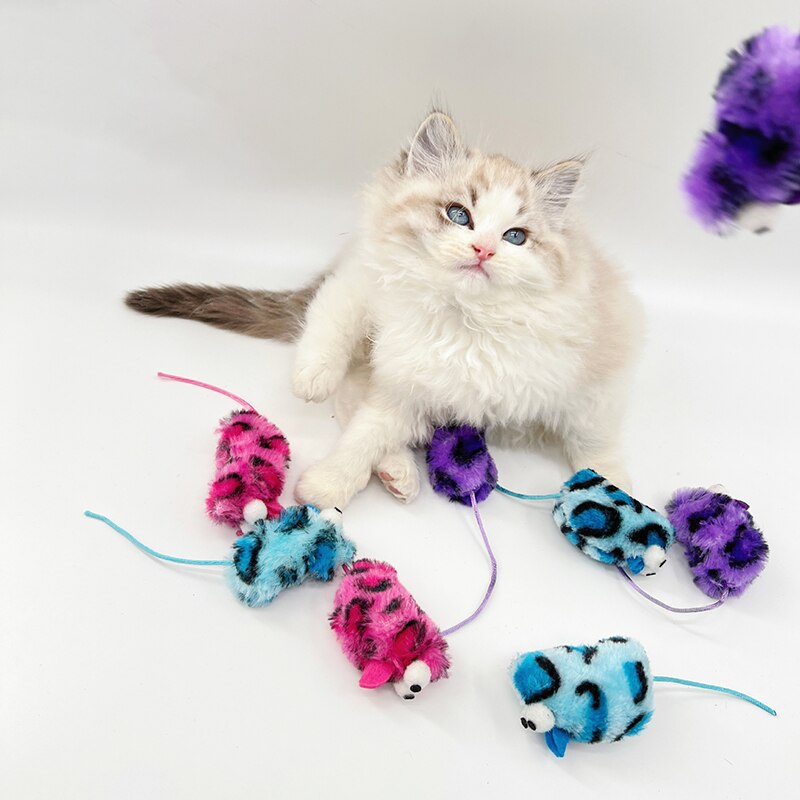Simulation Maus Katze Spielzeug Lustige Weiche Katzenminze Plüsch Maus Klang Quietschende Spielzeug für Katzen Beißen Widerstand Interaktive Kätzchen Haustier Spielzeug