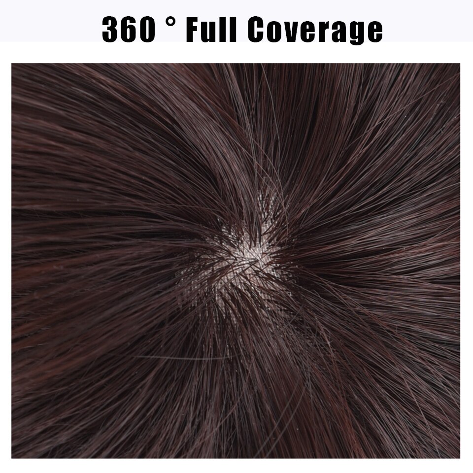 Buqi clip on otsatukka hiuslisäkkeet naisille suora siisti otsatukka ruskea klipsi hiustenpidennyksissä synteettiset topper otsatukka klipsit