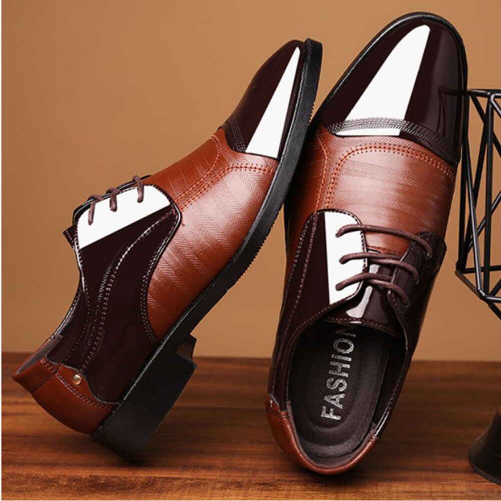 Ballroom Business Pointed Latin Prom Men Sports Large Size Wedding Dance Leather Shoes