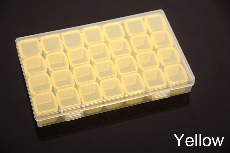 Transparent Thread Box Household Sewing Thread Storage Box Suitcase Container Craft Spool Storage Box with tools Accessories: 28y