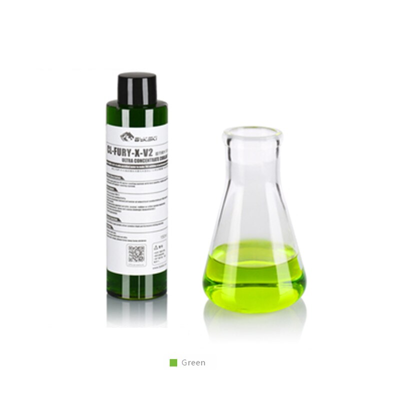 Bykski-líquido de refrigeración por agua para ordenador, líquido conductor térmico de conducción, superconcentrado, 150 ML, 1:5, CL-FURY-X-V2: Green