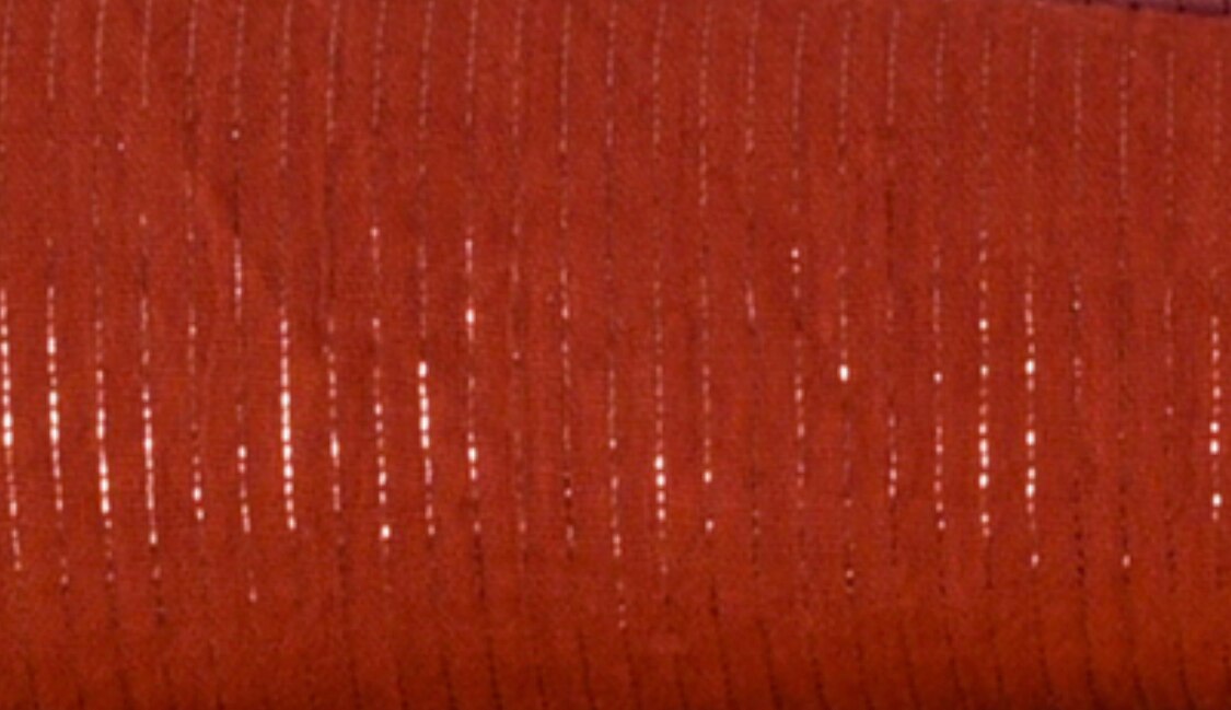 Dubbele Katoen Gaas Mousseline Lurex Folie Stof Diy Dubbele Gaas Stof Baby 100% Katoenen Mousseline: 50cm / Rost red