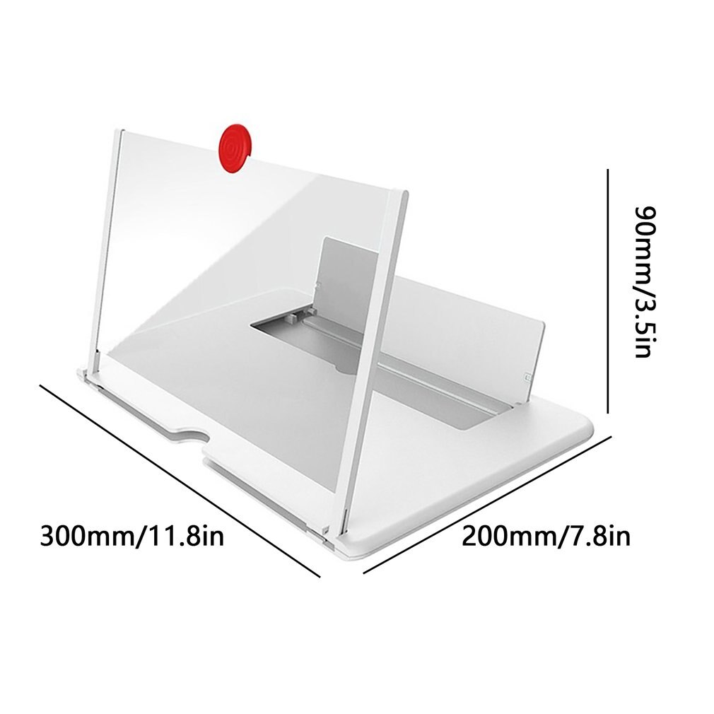 3D Gsm-scherm Vergrootglas Opvouwbare Telefoon Desk Stand High Definition Video Versterker Met Movie Game Vergrootglas