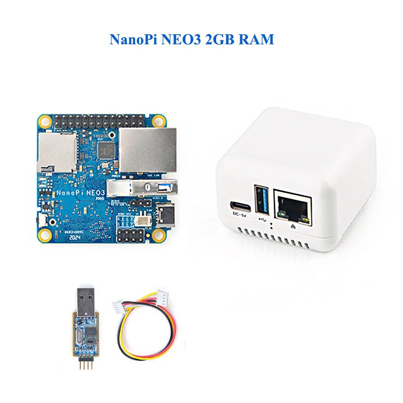NanoPi NEO3, RK3328 Gigabit Ethernet Hafen 1GB 2GB speicher OpenWrt/LEDE: Gelb
