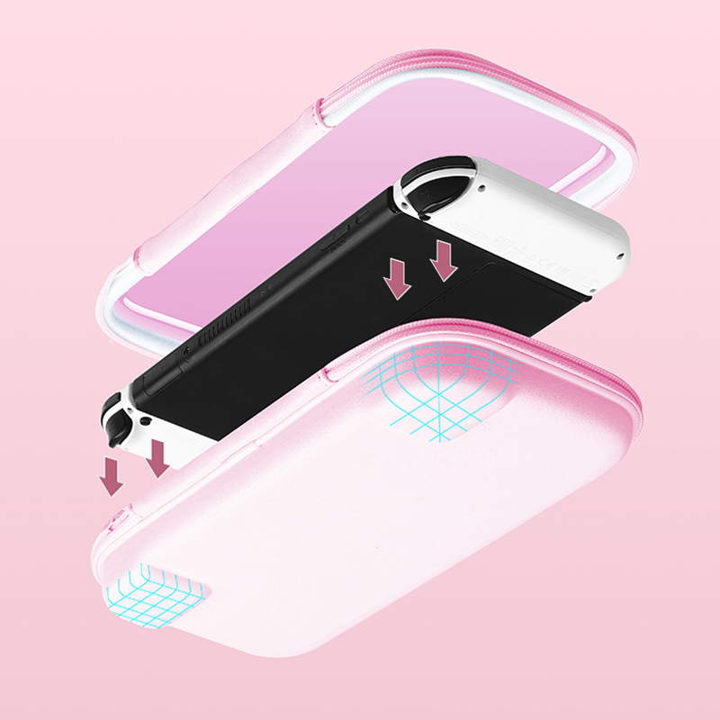 2022 Crystal Hard Shell Case for Nintend Switch OLED Carrying Storage Bag for Nintendo Switch Console Joycon Game Accessories