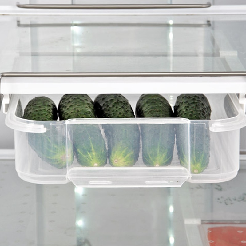 Pudełko robić lodówki typ szuflady lodówka Organizer jedzenie świeże przechowywanie sklasyfikowany pojemnik lodówka uchwyt półki z tworzywa sztucznego