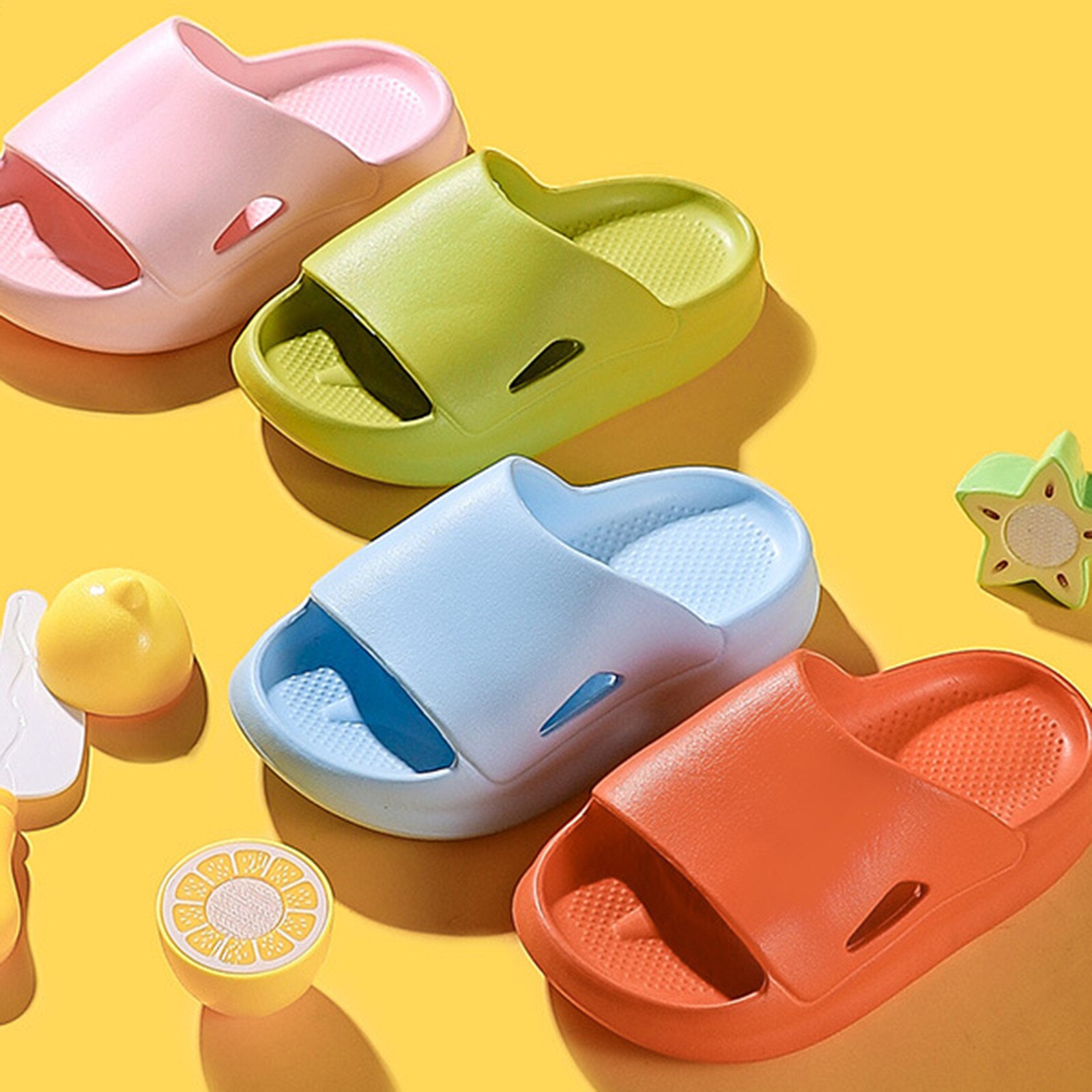 Summer Solid Children's Slippers Shoes For Boys Girls At Home Outdoor Slippers Beach Kids Shoes Eva Shoes For Kids Toddler
