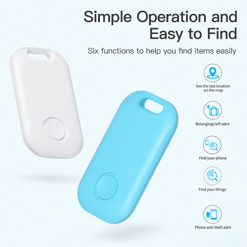Mini Smart Tracker Anti Lost Bluetooth Smart Finder For Kids Key Phones Kids Anti Loss Alarm Smart Tag Key Finder Alarm Kits
