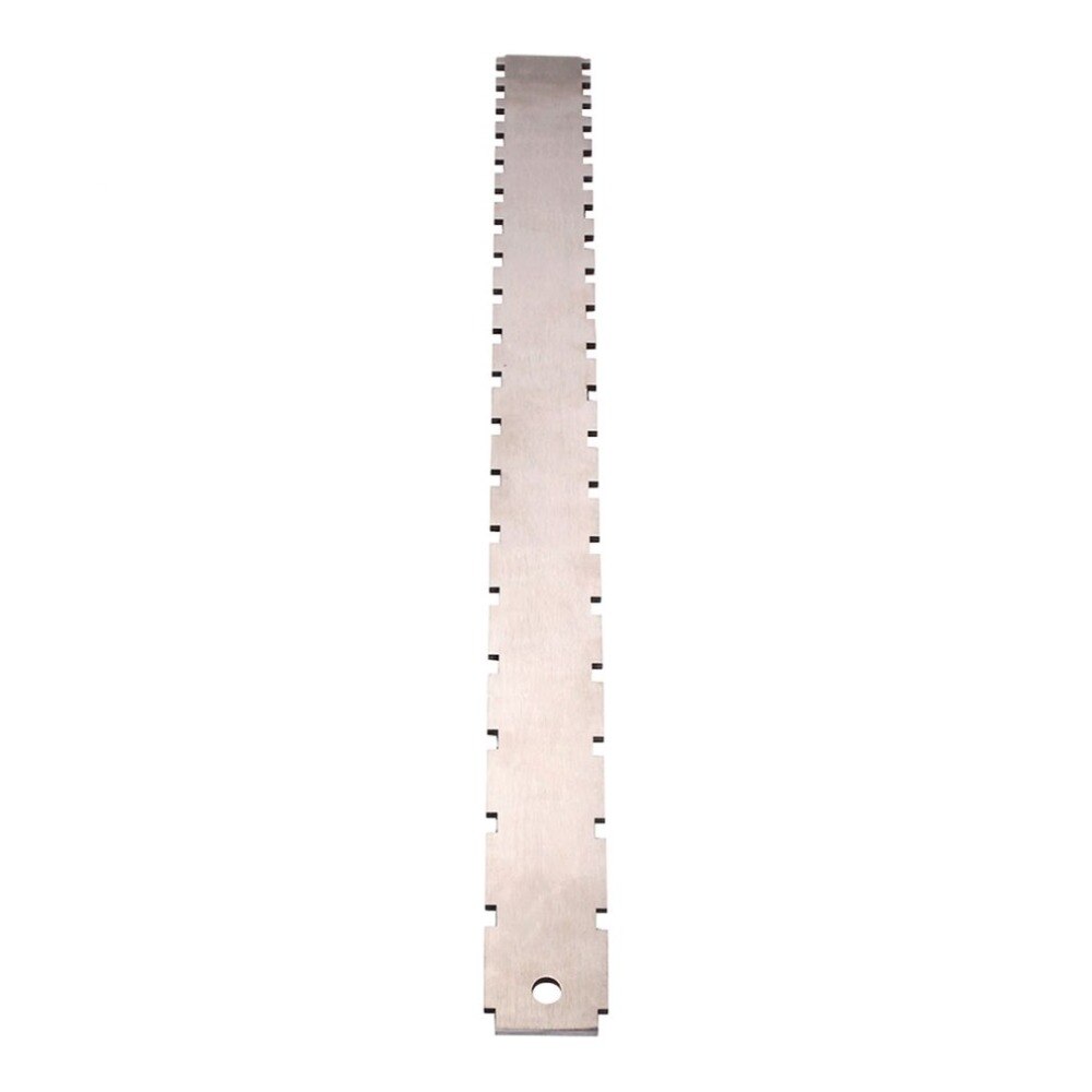 Guitar Neck Notched Straight Edge Luthiers Tool for Most Electric Guitars for Fretboard and Frets Stainless Steel