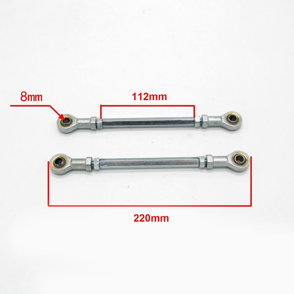 2pcs High Hardness End Ball Joint Bearing Set 8mm Internal Female Metric Thread Rod