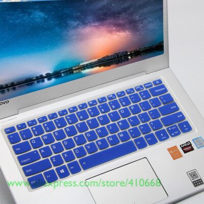 Til lenovo ideapad  s145 l340 s340 14 ast 14 iwl 14 igm 14 ikb  s145-14 ast  s145-14 ikb  s145-14 iwl  s145-14 igm 14 " laptop tastatur cover: Blå