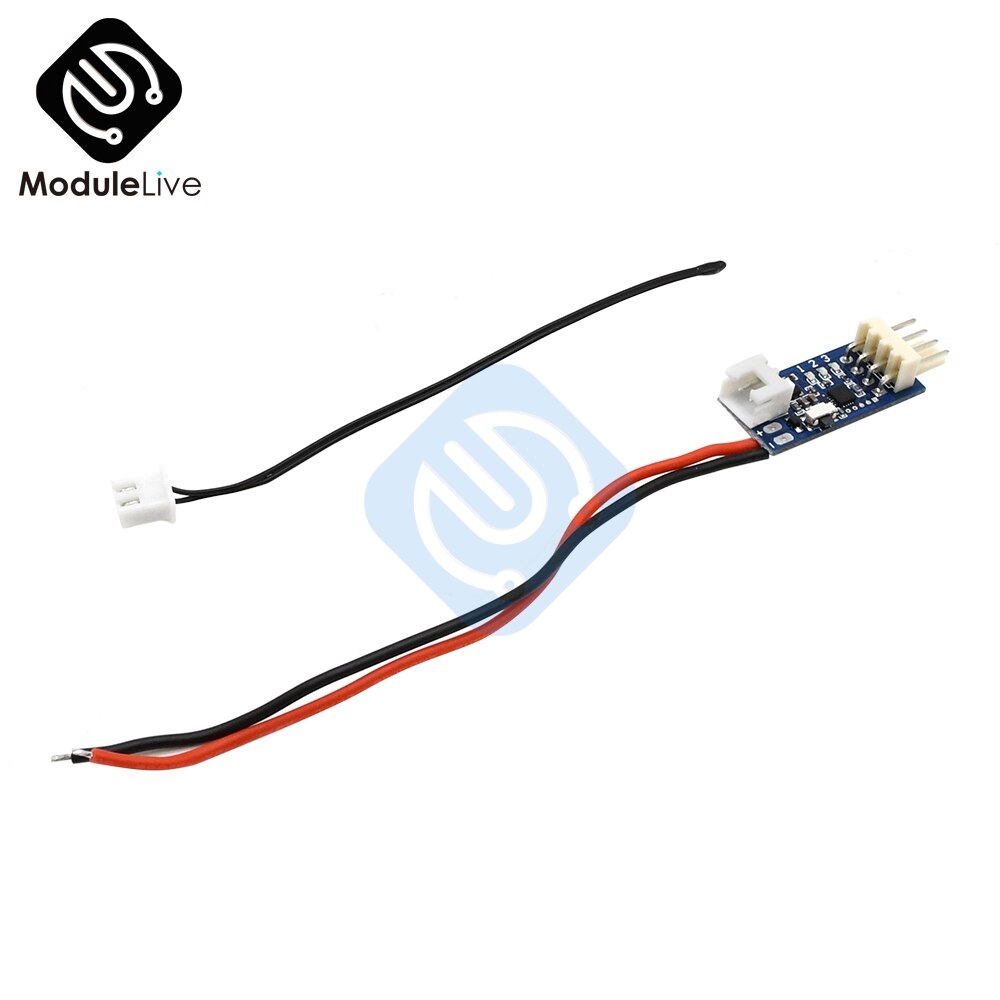 Ultra-small 5V 12V 4 Wire PWM Fan Temperature Control Governor Cabinet Computer Fan Temperature Control Noise Reduce 10cm Probe