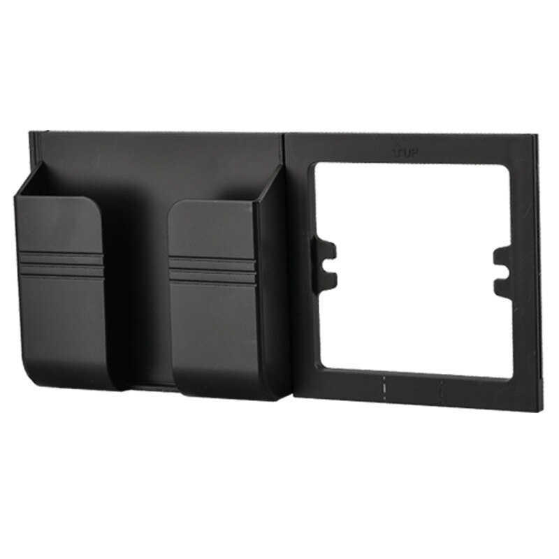 Dual USB Charging Port 16A Wall EU Russia Socket Power Outlet Glass Panel PC Panel Black Color