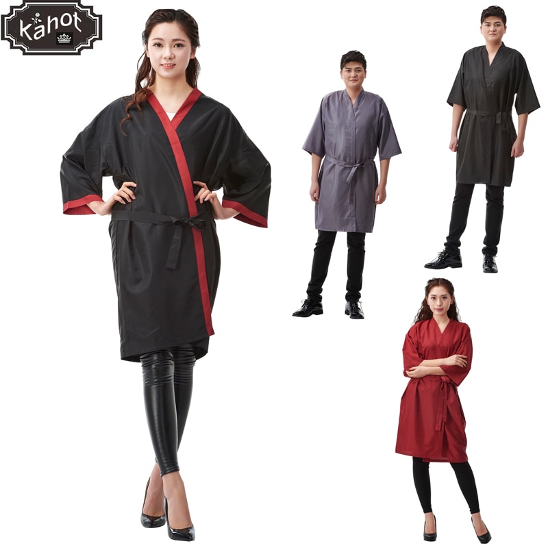 1 pz Professionale di Parrucchiere kimono Barbiere Salone di Bellezza terme Abito veste Mantelli messa in piega Dei Capelli Parrucchiere antistatico Avvolge Panno