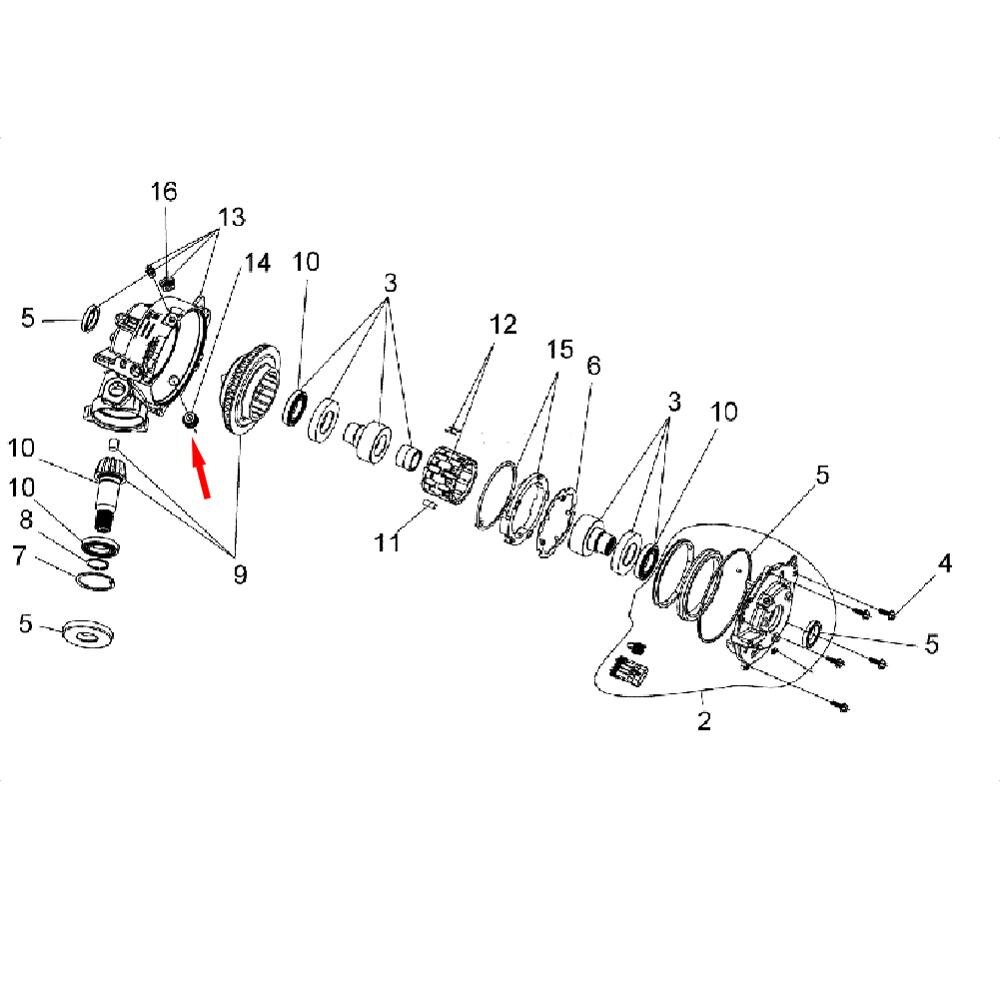 Magnetic Front Diff Drain Plug Bolts For Polaris Sportsman Ranger Scrambler 400 500 700 800 3233794