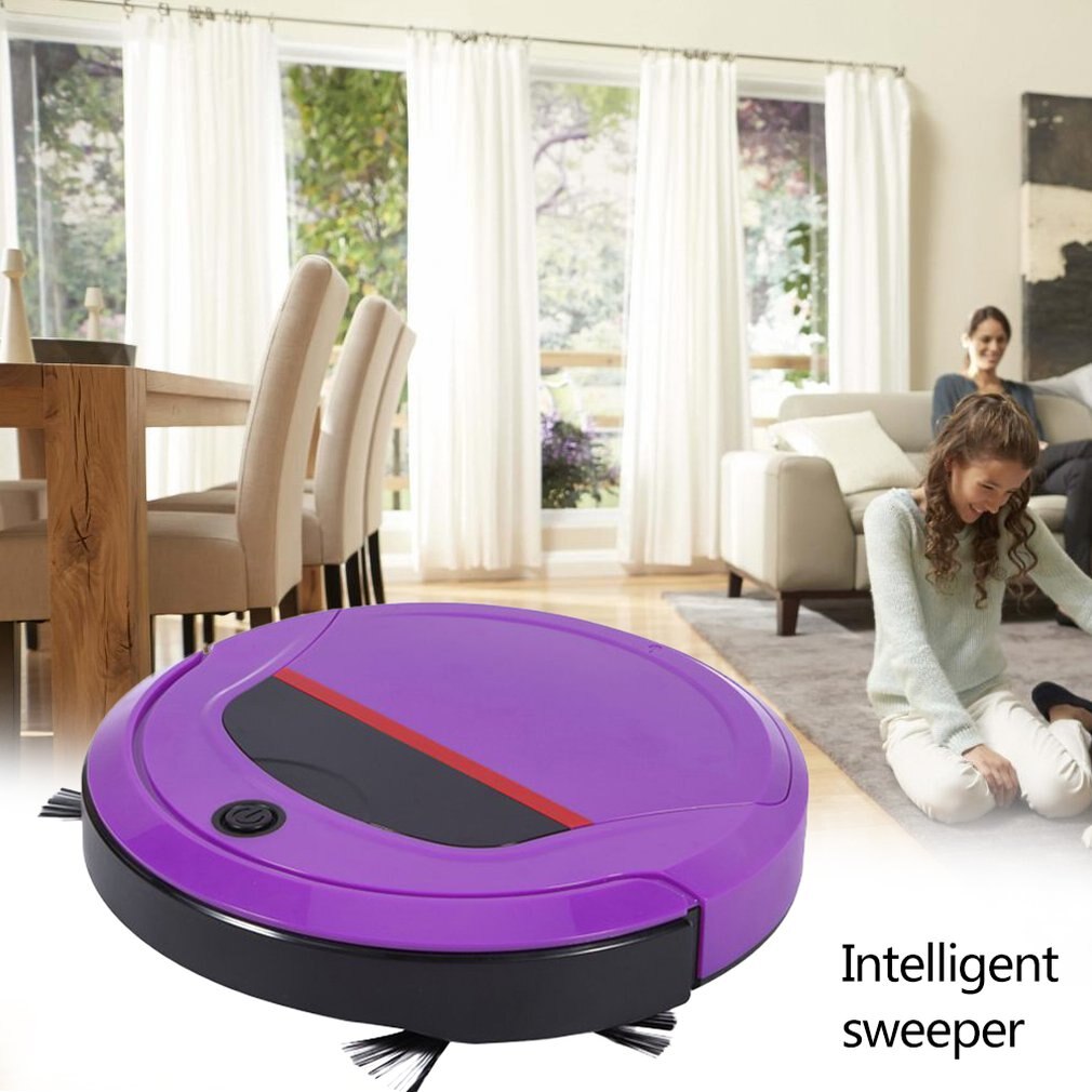 3 in1 robot vacuum cleaner Rechargeable Sweeping Robot Sweep Suction Drag Machine Floor dust Cleaner Vacuum Sweeper