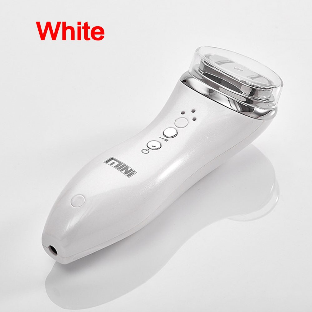 Ultrasonic Mini Hifu High Intensity Focused Ultrasound Facial Lifting Machine Face Lift RF LED Anti Wrinkle Skin Care Spa Beauty: White