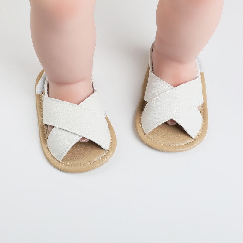 0-18m verão bebê meninos respirável anti-deslizamento sapatos criança macio soled primeiros caminhantes