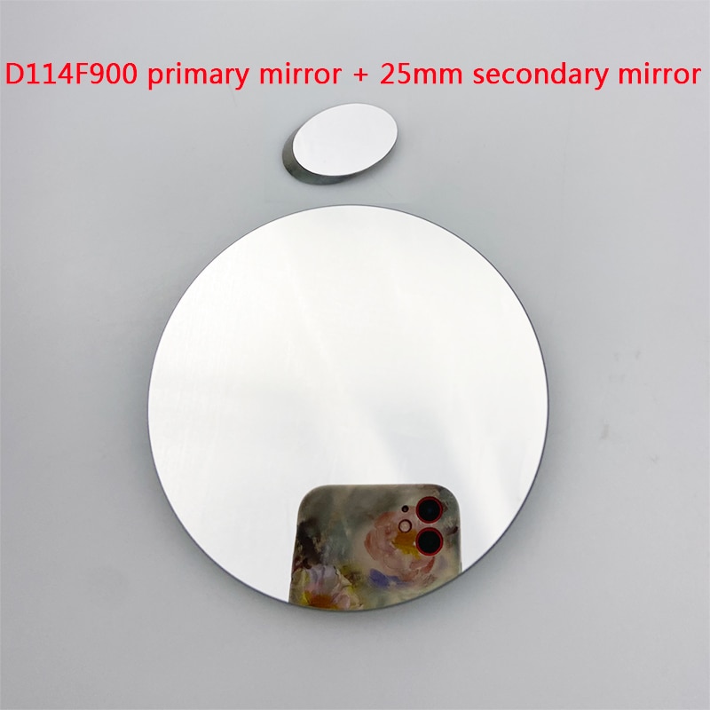 D114F900 Newtonian Reflective Astronomical Telescope 114900 Reflective Primary Mirror Objective Lens Group with Secondary Mirror