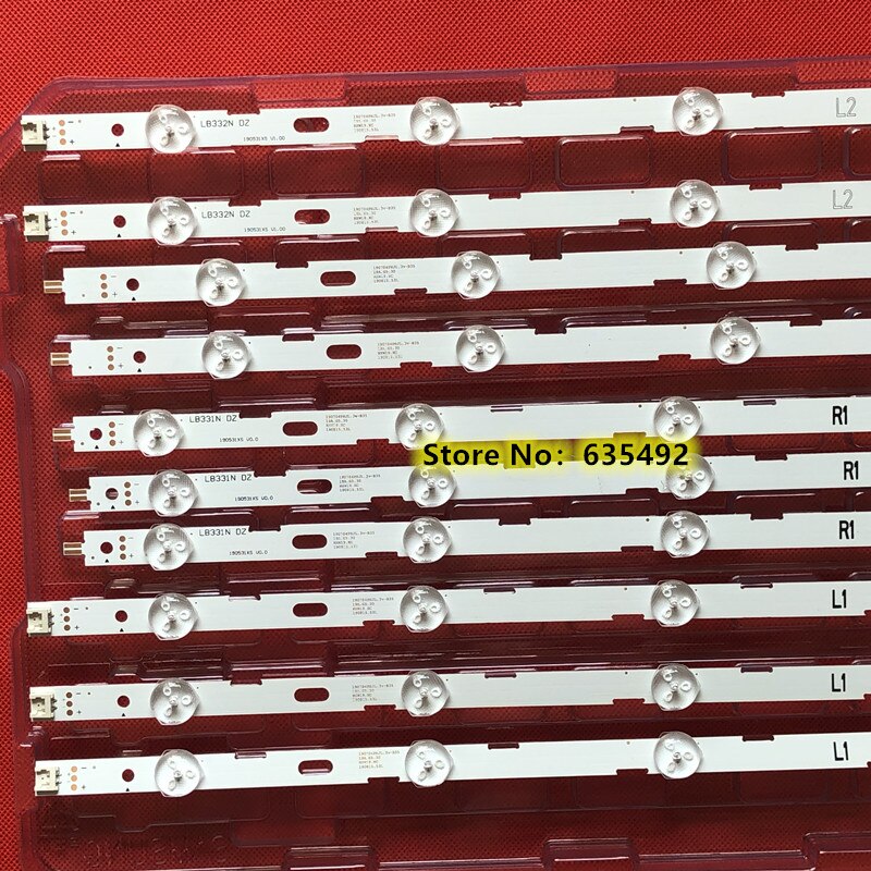 839mm LED Backlight strip 10leds For LG 42 inch LCD TV 42LN5200 6916L-1402A 6916L-1403A 6916L-1404A 6916L-1405A 42 V13 cDMS