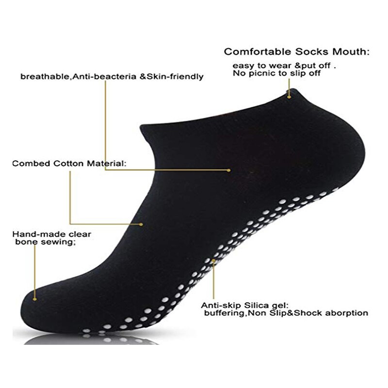 Yogasokken dames snel drogende fitness gymsokken antislip bootslippers pilates workout comfort ademende balletsokken