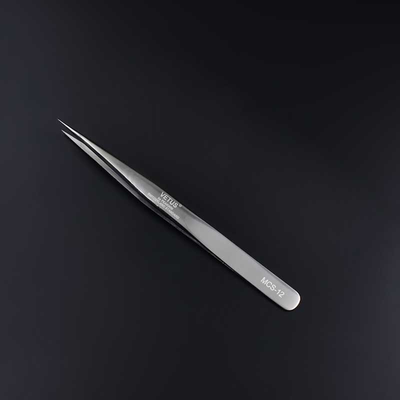 Vetus High Precision Eyelash Tweezers Excellent Closure 3D Volume Eyelash Tweezer Colorful Eye Makeup Tools: MCS12