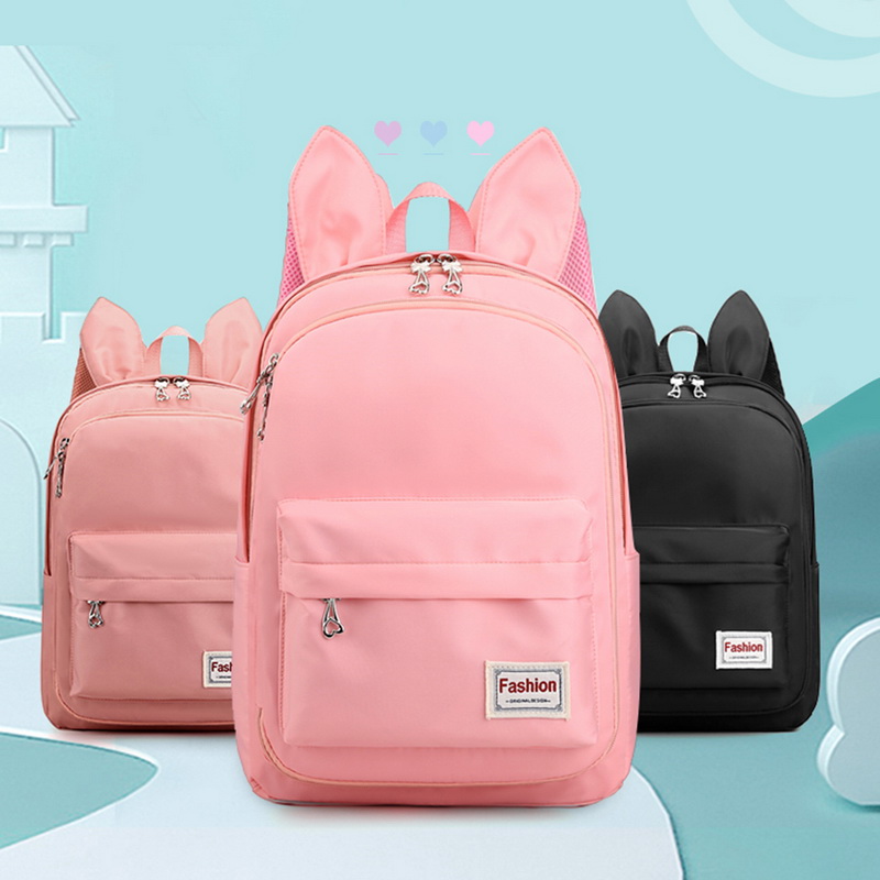3 pièces impression sacs d'école pour filles adolescent cartable école sacs à dos pour enfants enfants sac de voyage noir sac à dos