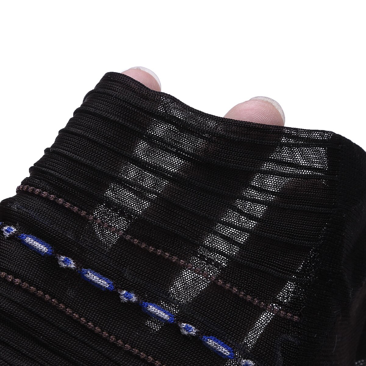 3 Pairs Men's Socks Ultra Thin Silk Socks Breathable Men Casual Summer Jacquard Sheer Silk Socks Mens Business Dress Suit Socks