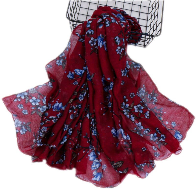 Cachecol feminino liso viscose, echarpe muçulmano hijab flor turbina outono lenço/cachecol 180*80cm 1 peça: 4