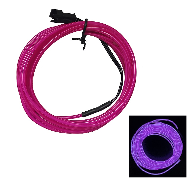 Luz de neón Flexible de 1M/3M/5M/10M, cable EL Led neón para de baile, decoración de ambiente, lámpara RopeTube, tira Led Multicolor impermeable: Verde / 4,5 W