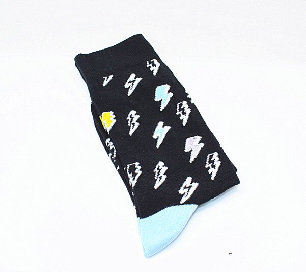Cartoon Men Socks Personality Business Knee-High Socks Funny Snake Spring Autumn Crew Socks Skateboard Chaussette Happy Socks: 3