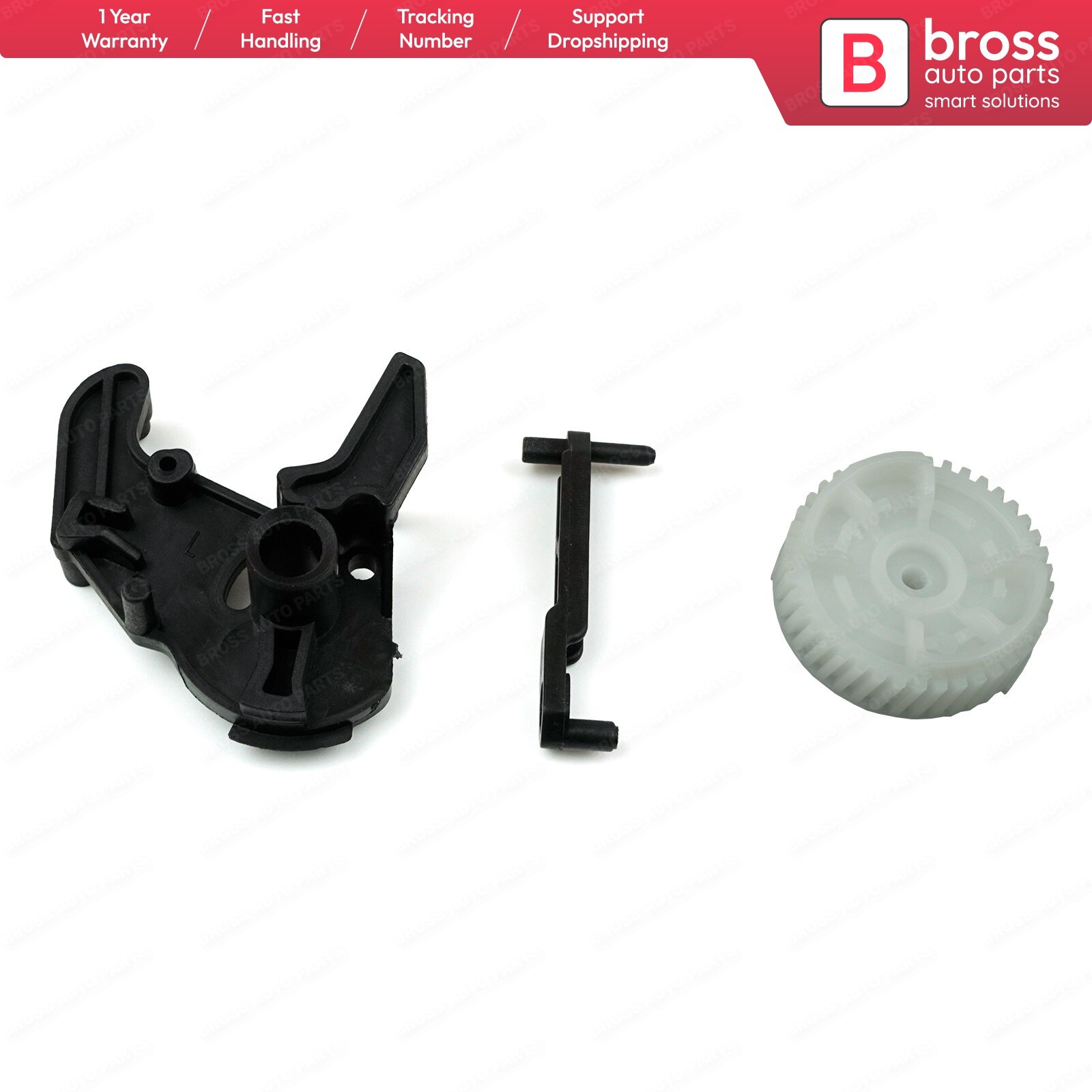 BDP148-1 Central Door Lock Latch Catch Locking Actuator Gear Repair Kit 51217202143 Left for BMW 1 3 5 X5 X6 Z4 E90 E91 E92 E93