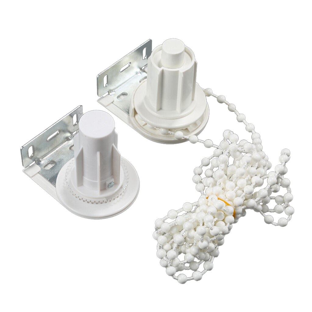 Persiana enrollable de tubo de 38mm, cadena de abalorios de sombra, abrazadera de conectores, embrague de soporte