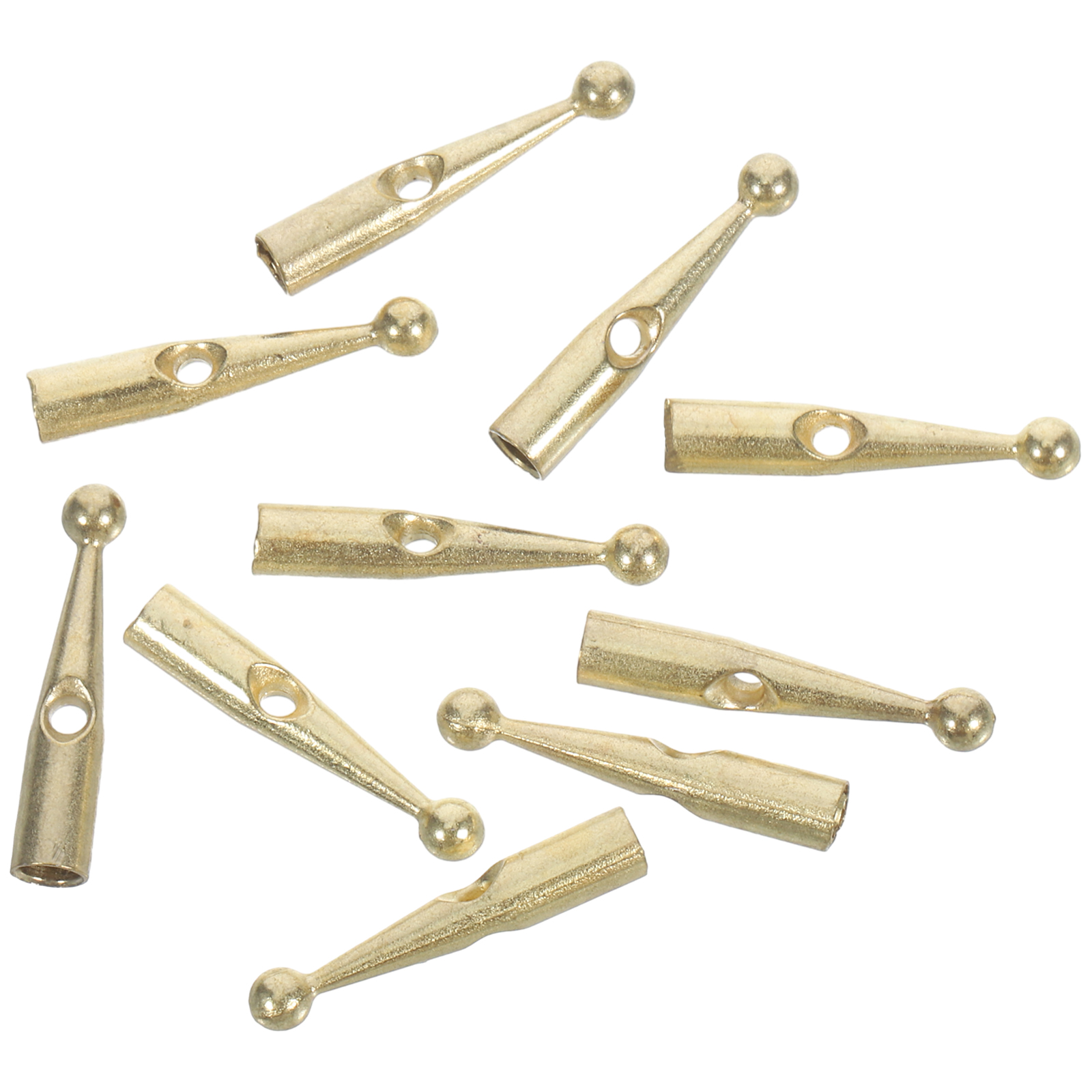 10 Stück Universal Regenschirm Schwanz Perlen Metall Regenschirm Knochen abdeckungen Ersatz Regenschirm Schwanz Perlen für Falt schirm Zubehör