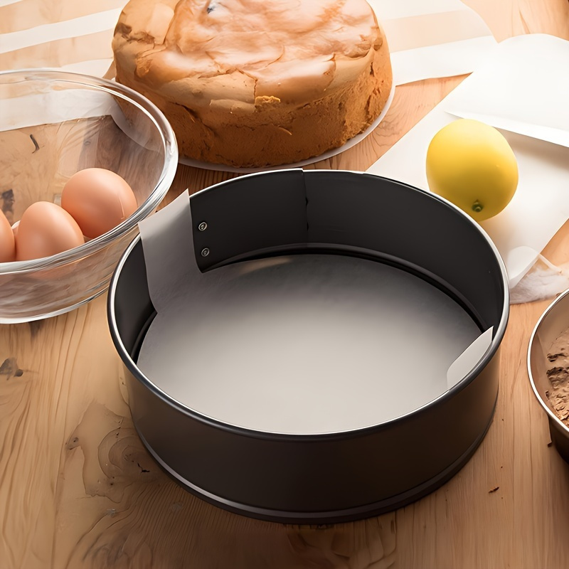 50 stks Binaural te kiezen Cake Release Papier Bakpapier, 20 cm/8in Anti-aanbak Cake Pan Bakvoeringen