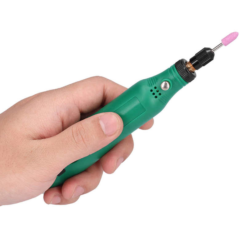 Mini amoladora eléctrica recargable, pluma para molienda, bricolaje