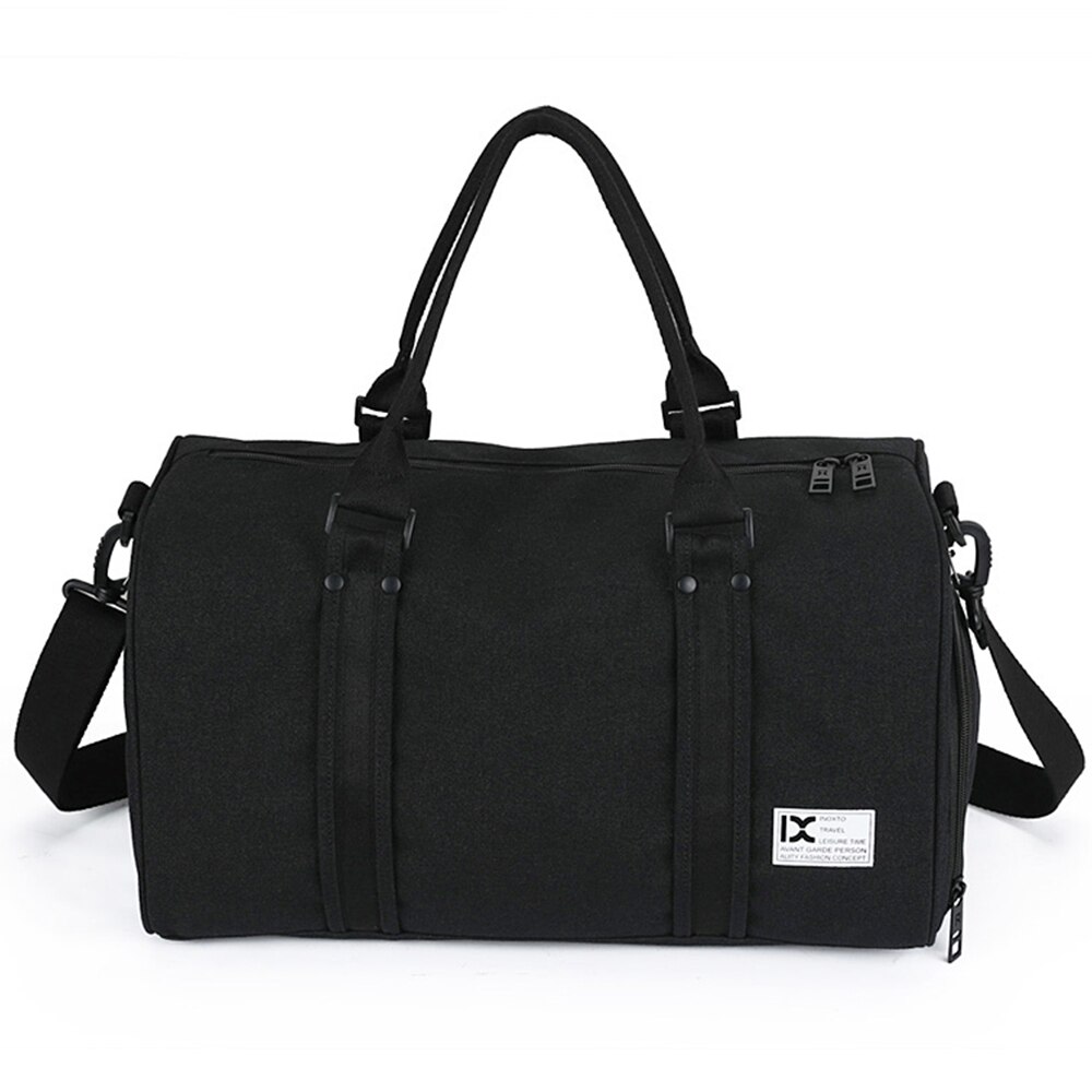 Sport formation sac de sport tapis de Yoga sac hommes femme sacs de Fitness multifonction sac à main formation épaule voyage sacs à dos: Black