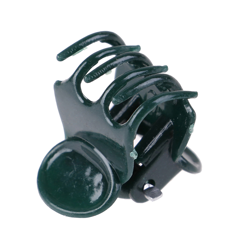 100 Pcs/Bag Plastic Plant Support Clips Orchid Stem Clip for Vine Support Vegetables Flower Tied Bundle Branch Clamping