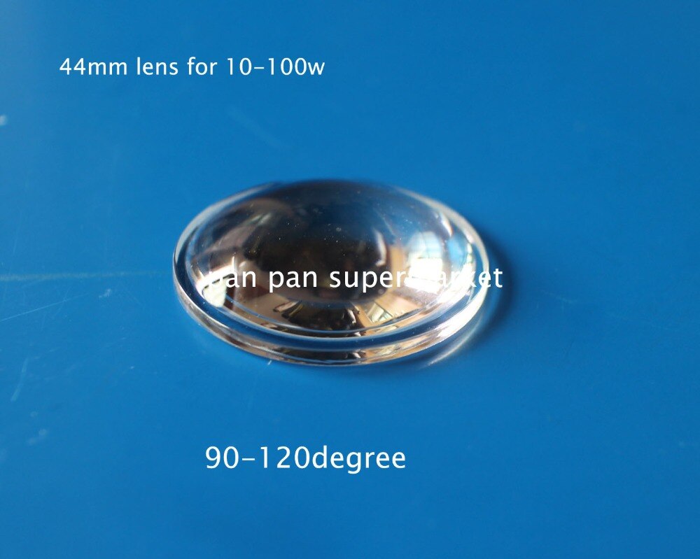 44mm LED Lens Reflector Collimator Groothoek voor 10 w 20 W 30 W 50 W 100 W