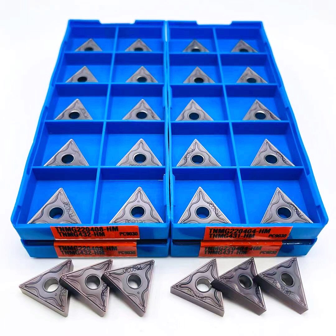 TNMG220408 HM PC9030 TNMG 220408 HM PC9030, herramienta de torneado de metal, CNC, original,