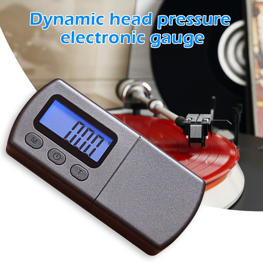 Portable Magnetic LCD Screen Digital Turntable Stylus Force Scale Meter Gauge for Phono Vinyl Record Needle