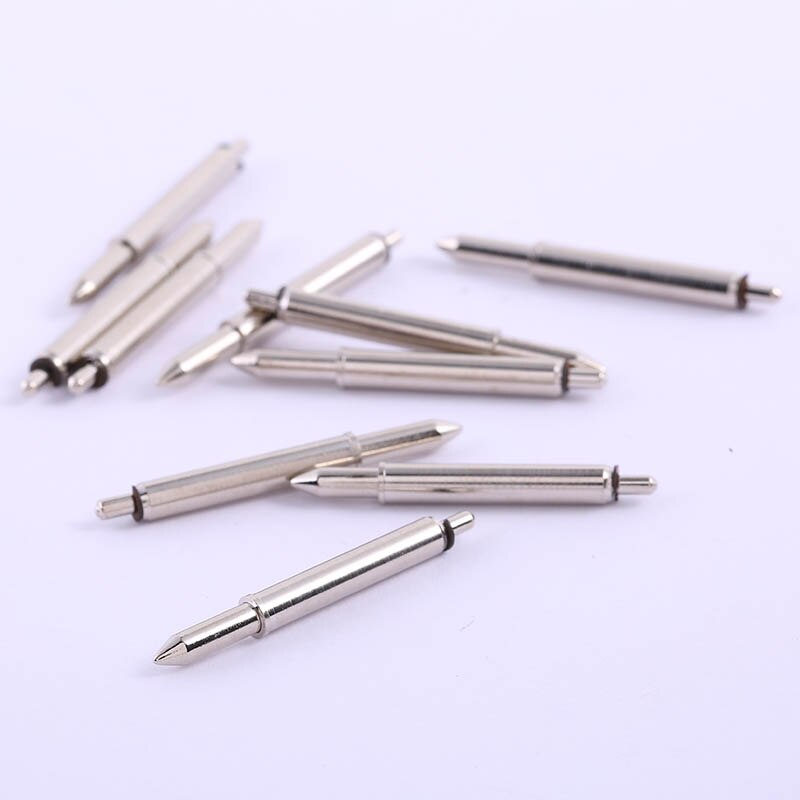 50Pcs Pointed Positioning Pin (GP-1S) Nickel Plated Spring Thimble Elastic Positioning Pin Electronic Use Accessories